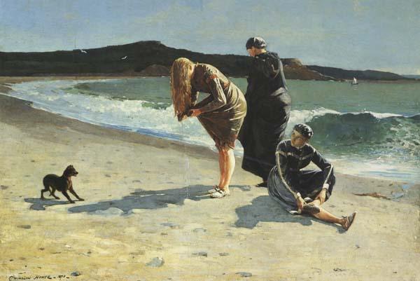 Winslow Homer Eaglehead,Manchester,Massachusetts (High Tide:The Bathers) (mk44)